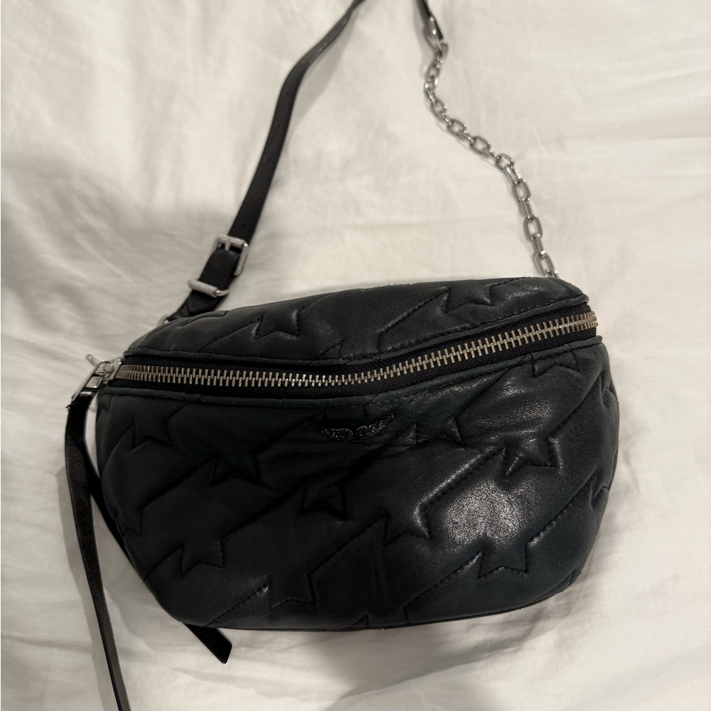 Zadig Voltaire black Fanny pack